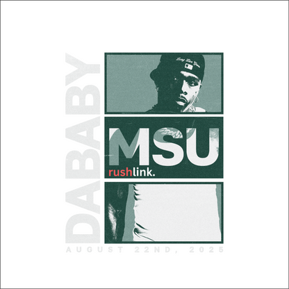 DaBaby @ MSU Tee - Black