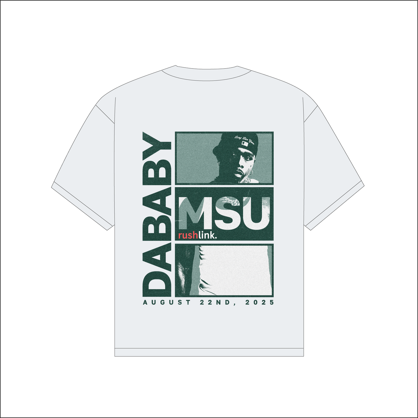 DaBaby @ MSU Tee - White