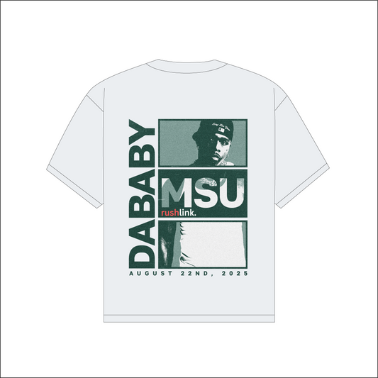 DaBaby @ MSU Tee - White